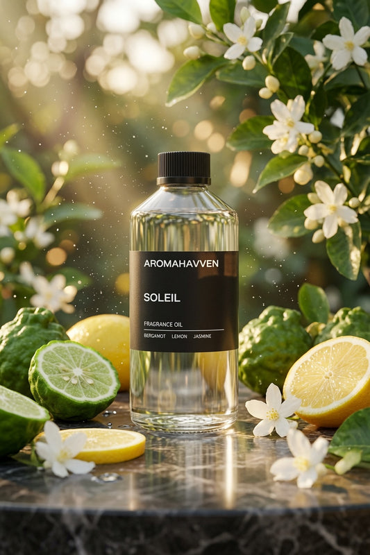 SOLEIL fragrance oil bottle by Aromahavven