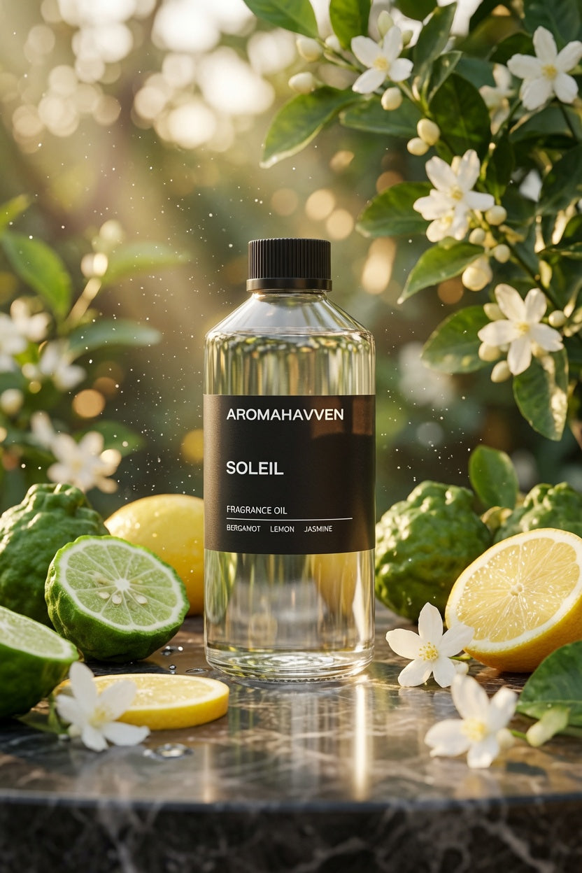 SOLEIL fragrance oil bottle by Aromahavven