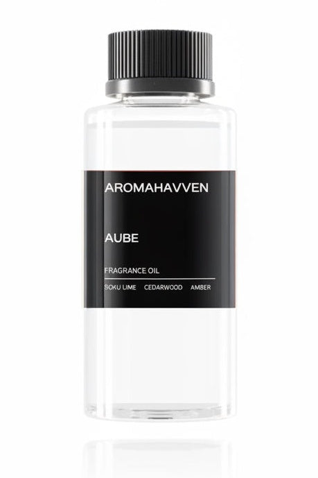 AUBE fragrance oil bottle
